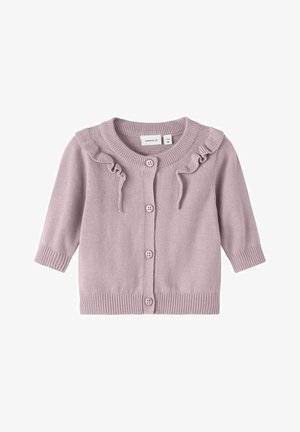 KIRANI LANGARM - Cardigan - burnished lilac