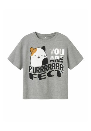 SQUISHMALLOWS - Print T-shirt - grey melange