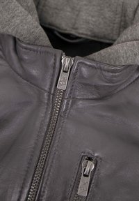 Lederjacken24 FRANCIS - Lederjacke - grau