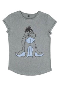 Disney DISNEY WINNIE THE POOH BASIC SKETCH EEYORE - T-shirts print - melange grey