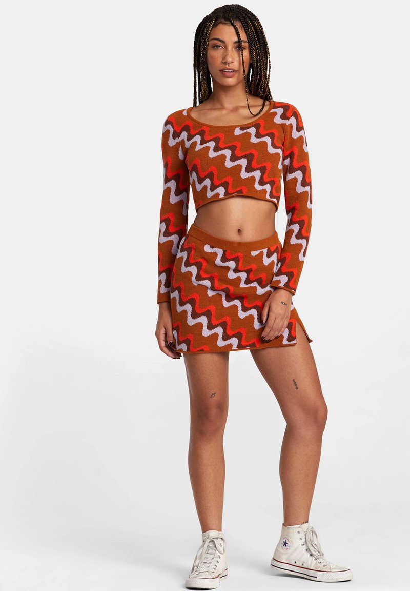 RVCA Minirok bruin