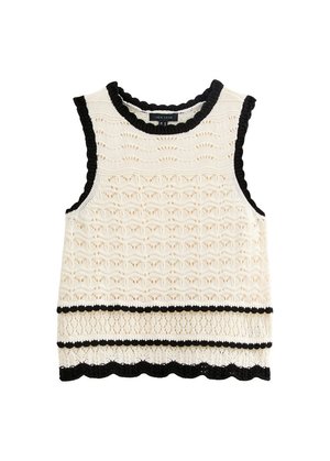 New Look CREAM OPEN KNIT - Top - off white