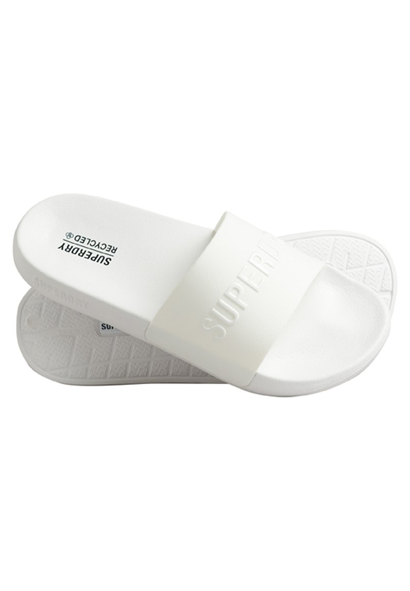 Superdry & Co CODE LOGO - Chanclas de baño - white