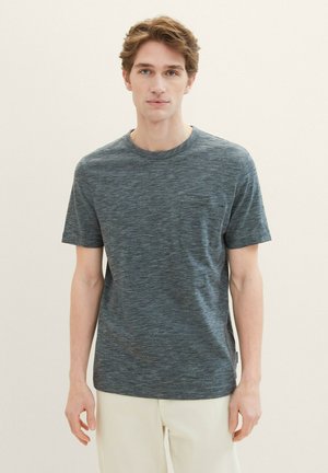 TOM TAILOR, T-Shirt basic - dark finestripe