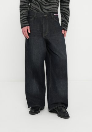 Jaded London RAINBOW SCRIPT COLOSSUS - Baggy džíny - multi-coloured