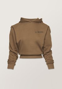 LA MANIA Mikina s kapucňou - brown