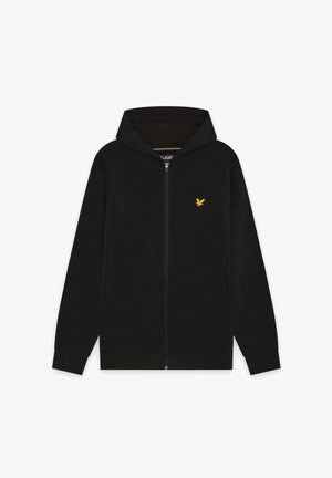 Lyle & Scott, MID LAYERS FLY FULL-ZIP - Felpa con zip - z jet black