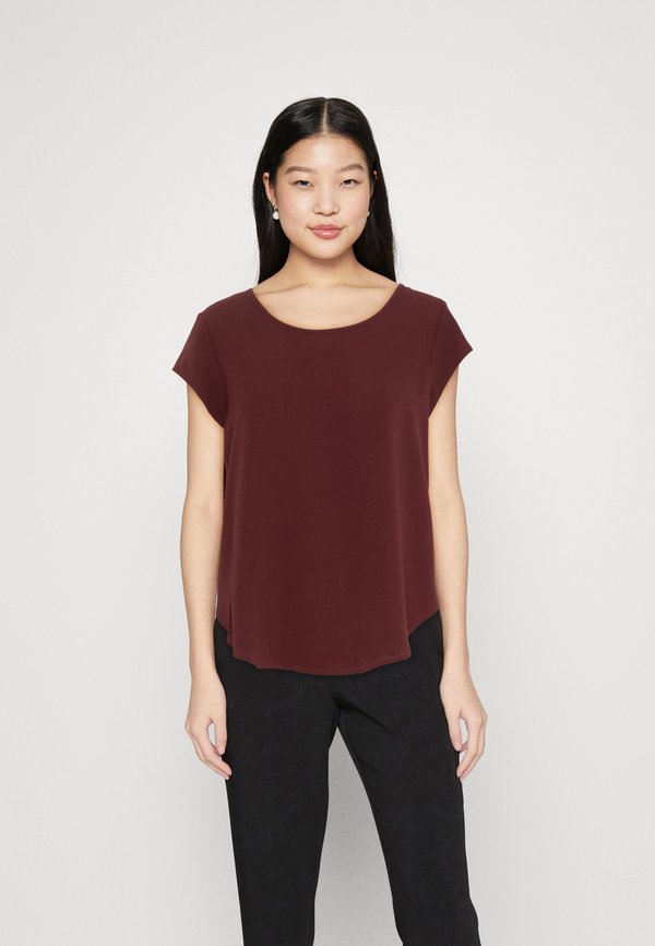 ONLVIC  - Basic T-shirt - chocolate truffle