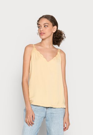 ONLY ONLDEBBIE SINGLET - Top - straw