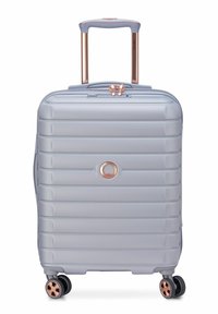Delsey Paris SHADOW 5.0 SLIM 4-ROLLEN KABINENTROLLEY 55 CM - Valise à roulettes - platin