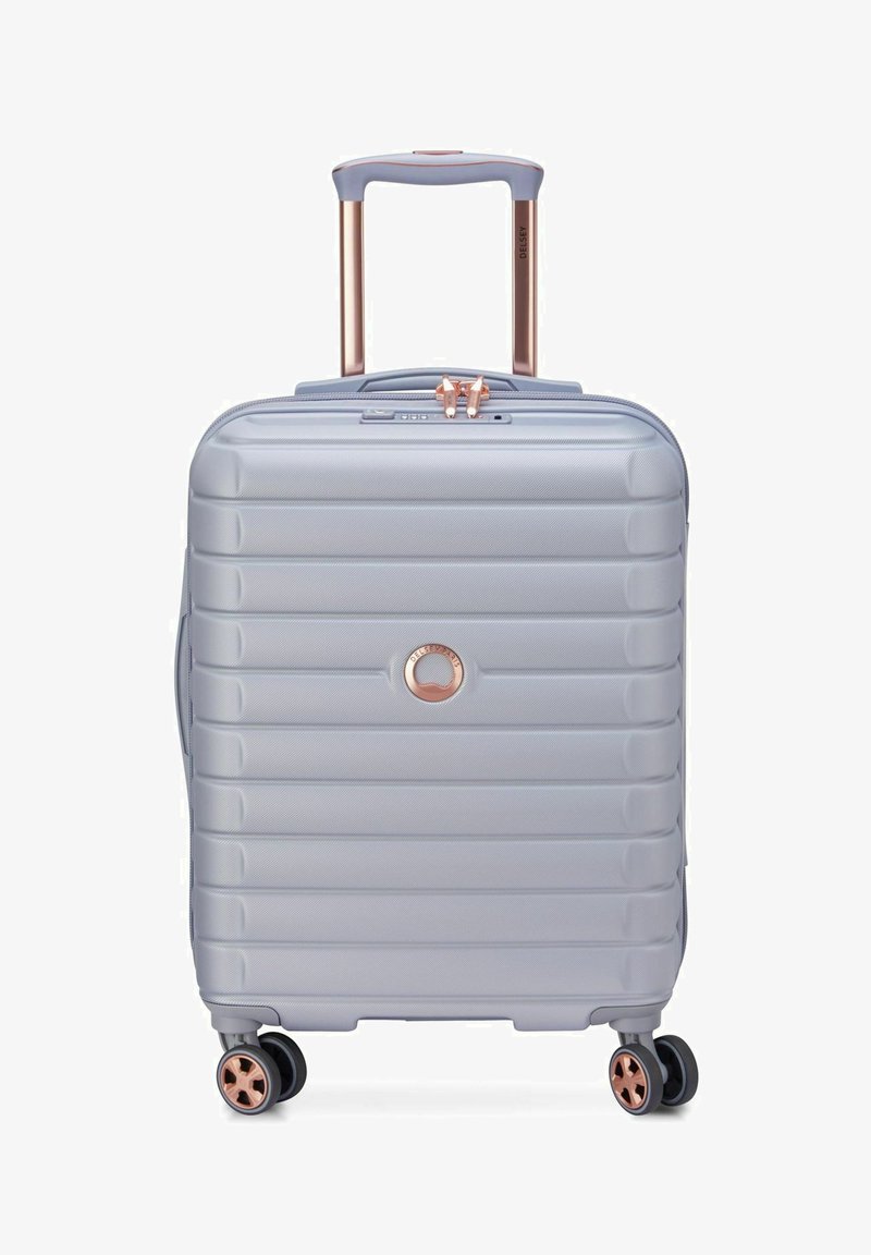 Delsey Paris SHADOW 5.0 SLIM 4-ROLLEN KABINENTROLLEY 55 CM - Valise à roulettes - platin