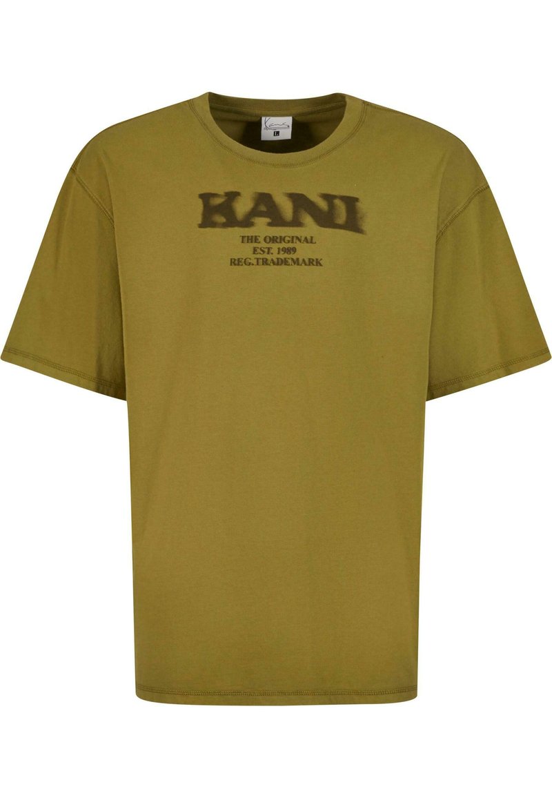 Karl Kani T-shirt print olijfgroen