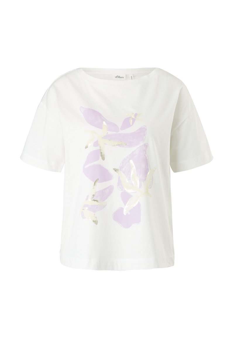 s.Oliver BLACK LABEL T-shirt print beige s.Oliver BLACK LABEL T-shirt print beige
