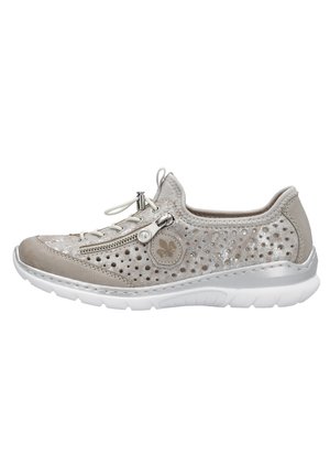 HALBSCHUHE - Sportlicher Schnürer - metallic