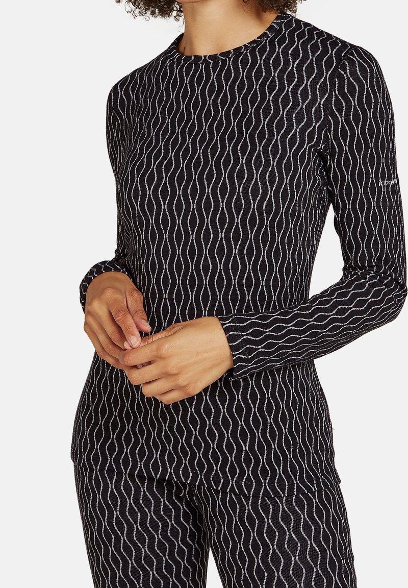 icebreaker Langarmshirt - black