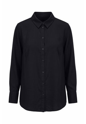Studio Untold, HEMDBLUSE, STRAIGHT SHAPE, LANGARM - Blusa - black