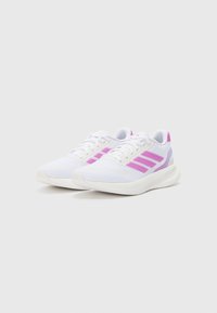 adidas Performance RUNFALCON - Scarpe da corsa su strada - white/purple burst/semi blue burst