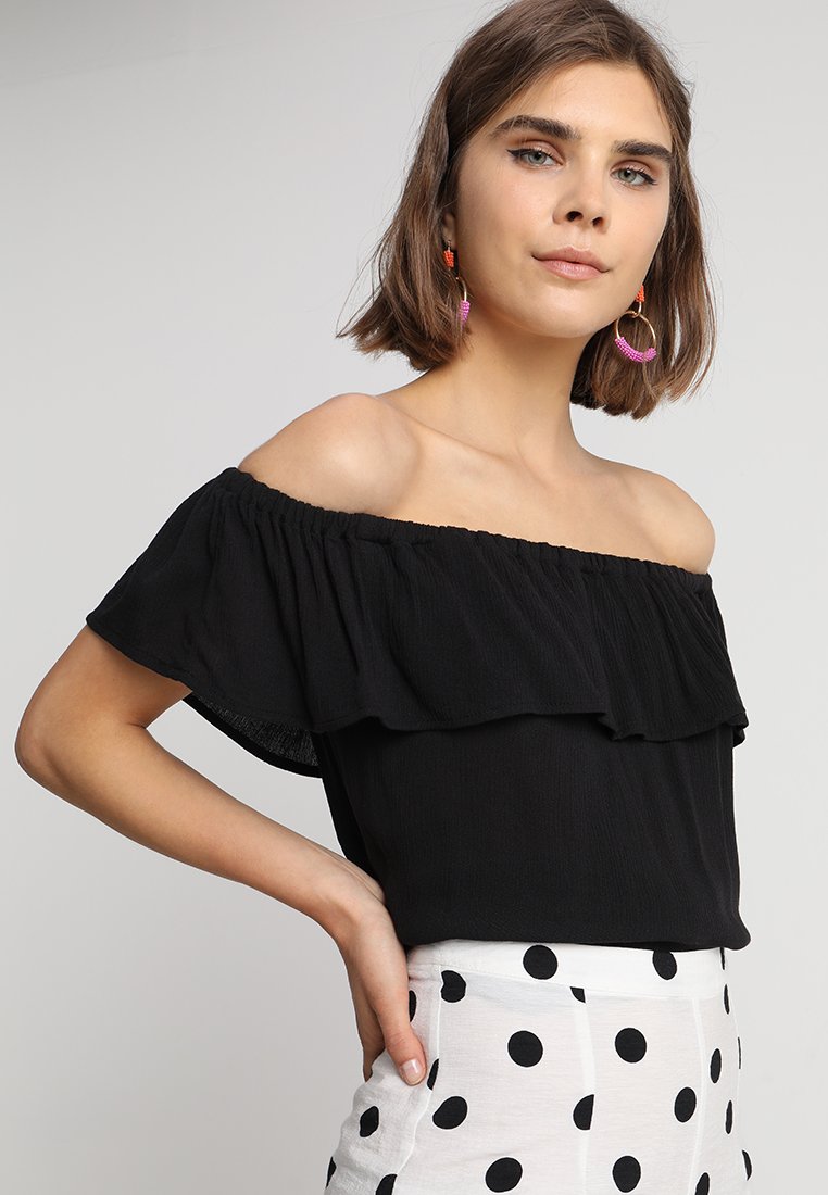 ICHI IHMARRAKECH SO SS - Blusa - black