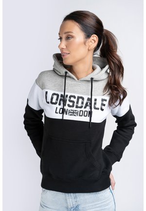 Lonsdale Mikina s kapucí - black