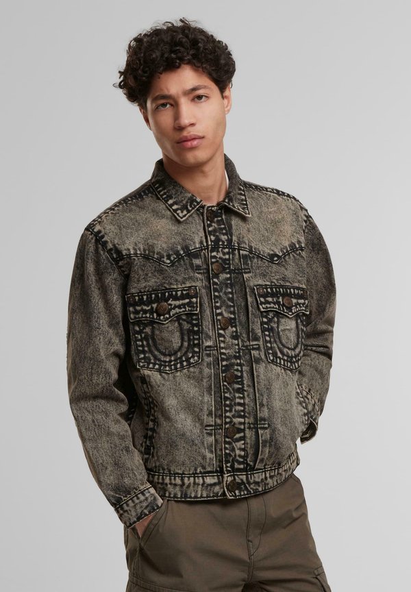 ACID OVERDYE SUPER - Jeansjacke