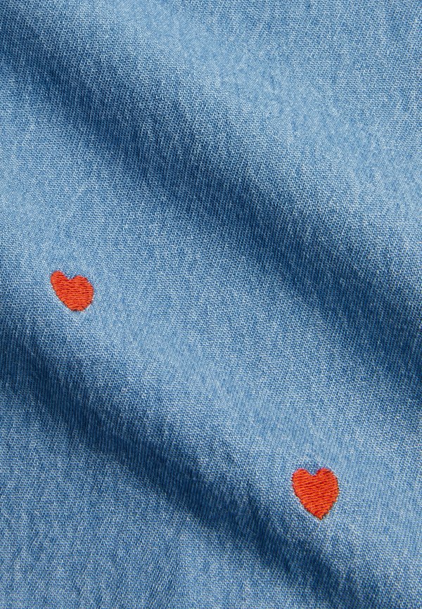 HEARTS DRESS - Denim dress3