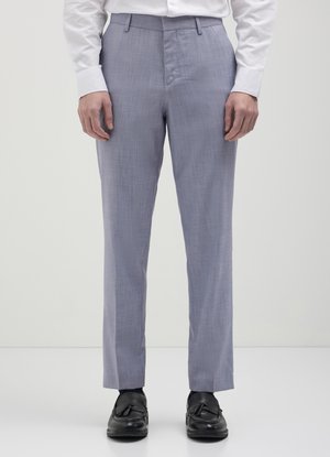 STRUTTURATO - Stoffhose - azzurro