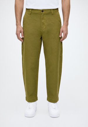 Selected, BARREL NICK DOMESTIC WORKWEAR PANT - Pantalones - fir green