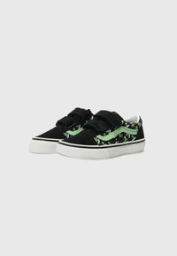Vans OLD SKOOL UNISEX - Baskets basses - black/green