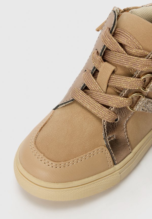 High-top trainers - taupe2