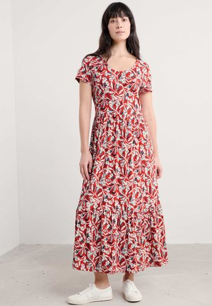 Seasalt Cornwall VIEW - Maxi dress - red st eia campions tomato