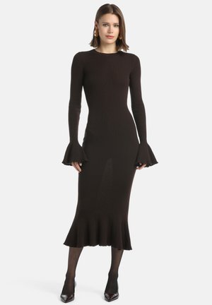 MADIGNANO - Vestido de tubo - marrone