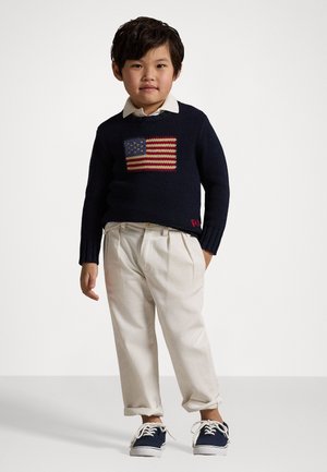 Polo Ralph Lauren THE ICONIC FLAG JUMPER - Jumper - hunter navy