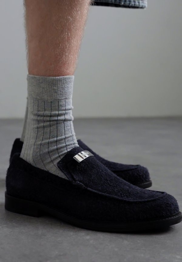 COLLEGE - Moccasins - blu3