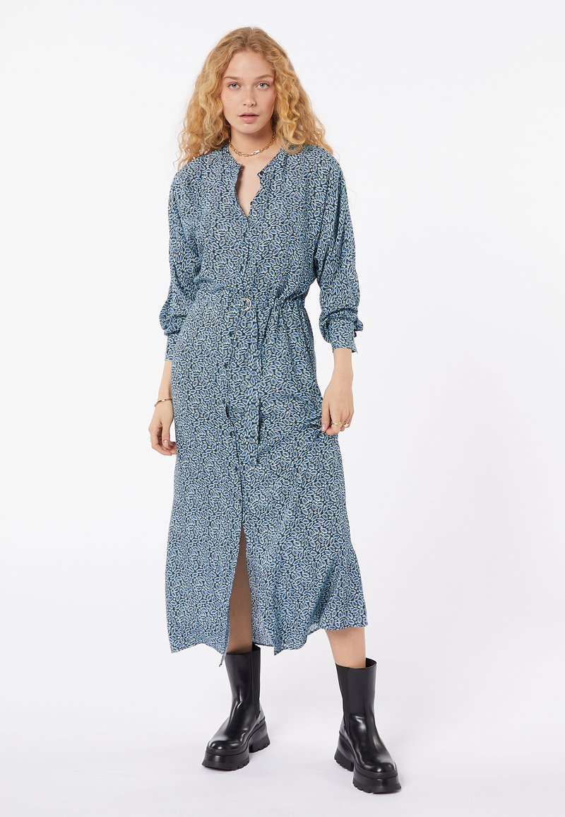 Etam Blousejurk blauw denim/bluedenim Etam Blousejurk blauw denim/bluedenim