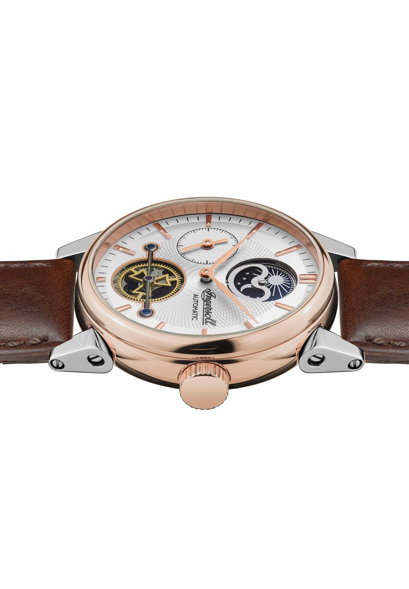 Ingersoll Automatikuhr The Swing Automatic Chronograph Watch Rosegold Rose Gold Coloured Zalando De