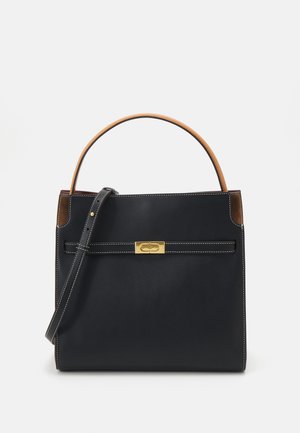 Tory Burch LEE RADZIWILL DOUBLE BAG - Handtasche - black