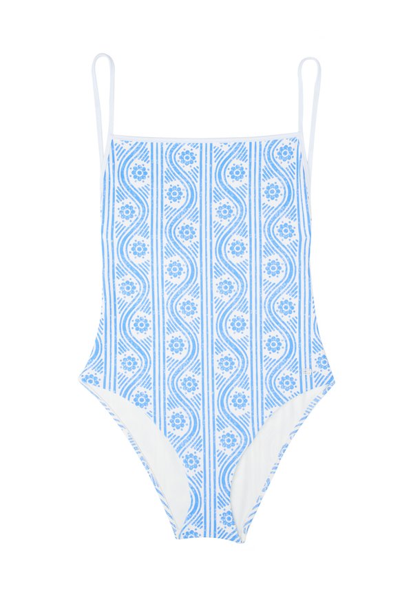 ESSENTIALS STRAIGHT NECK ONE PIECE PRINT - Swimsuit3