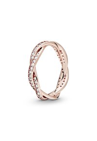 Pandora TWISTED LINES - Ring - rose gold plated
