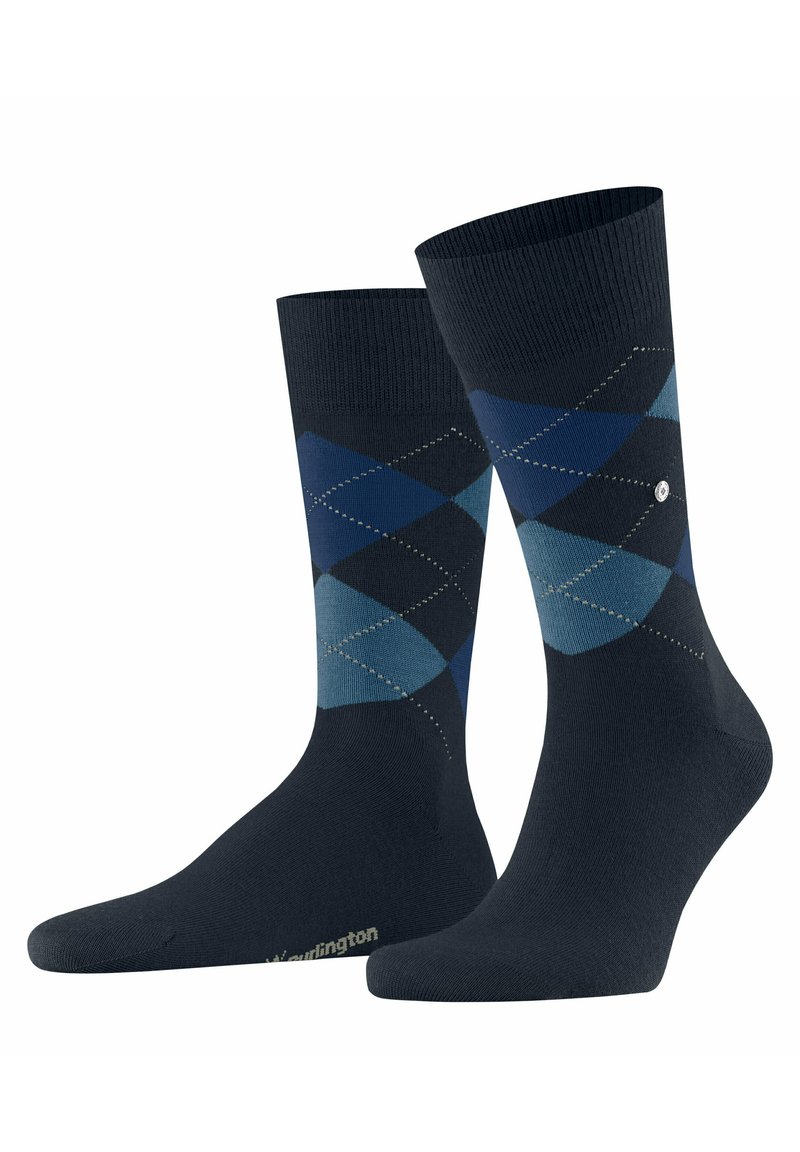 Burlington Edinburgh - Calcetines - space blue