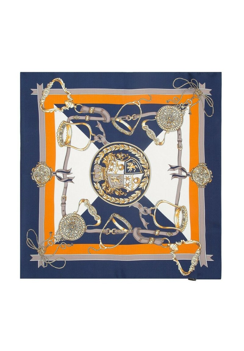 Damen Schals | Wittchen Tuch dunkelblau/orange/blau - UV94181 Damen Schals | Wittchen Tuch dunkelblau/orange/blau - UV94181