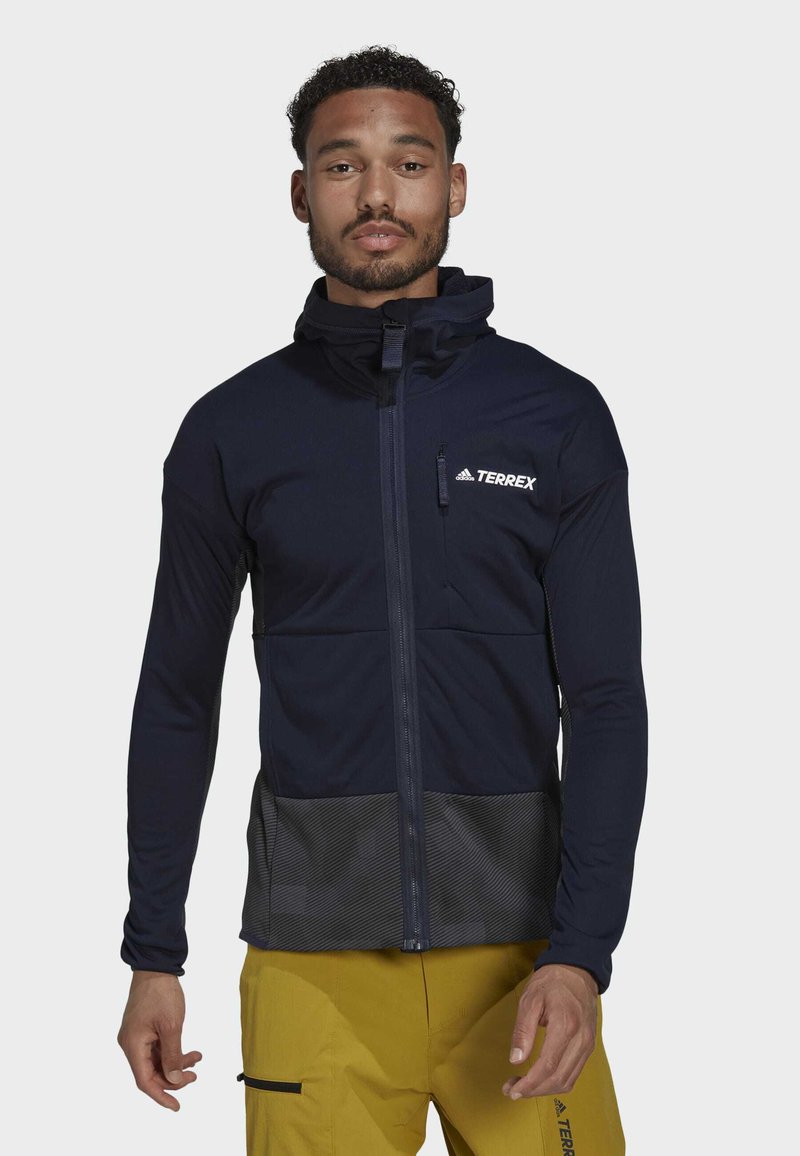 adidas Performance Fleecejakke legend ink black/blå Zalando.no