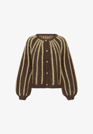 Sorbet, SBXJOLA KNIT CARDIGAN - Ζακέτα - chocolate martini