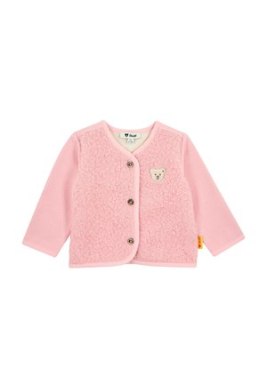 Steiff, SWEATJACKE WINTER ADVENTURE, GEFÜTTERT - Strickjacke - poignant pink