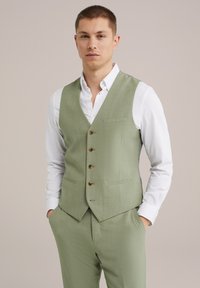 WE Fashion - FUNDAMENTALS - Suit waistcoat - green Thumbnail Image 1
