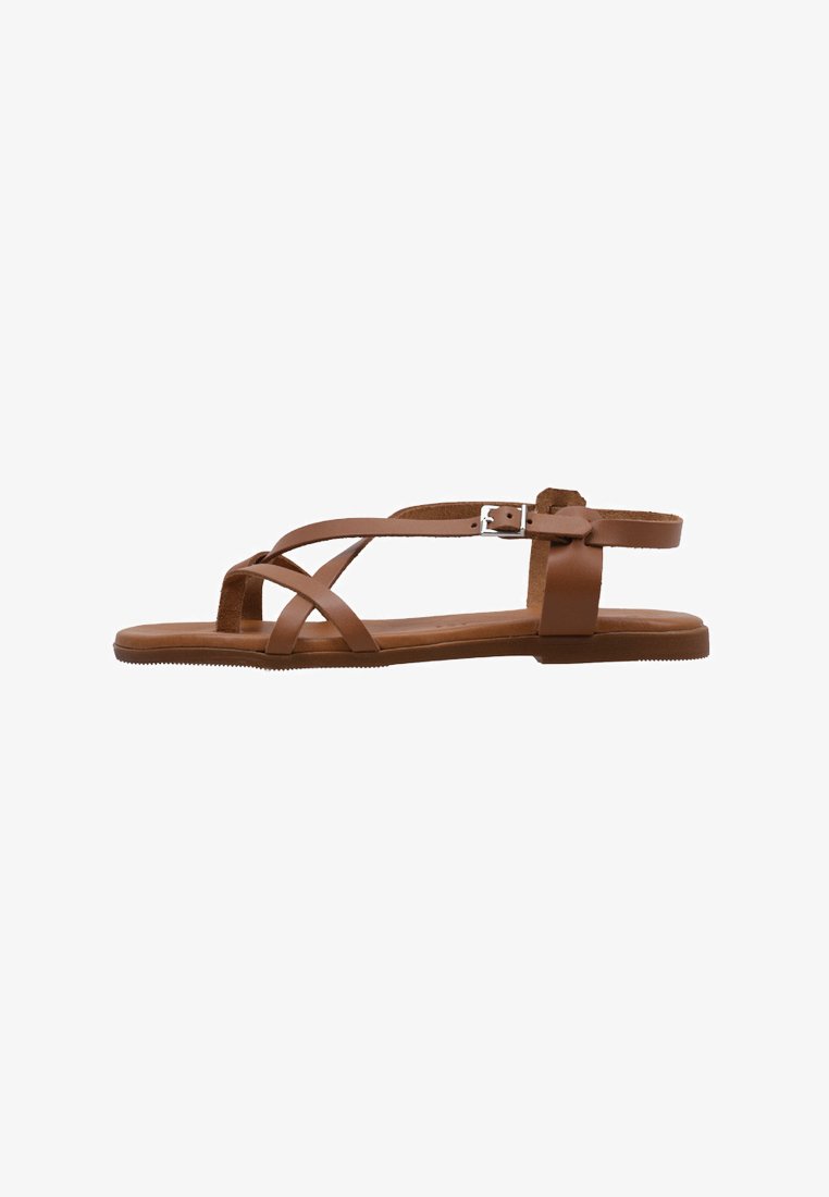 Sandra Fontán LANFRANCO - Sandalias de dedo - camel