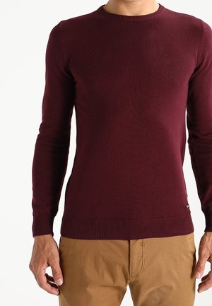 Jersey de punto - bordeaux