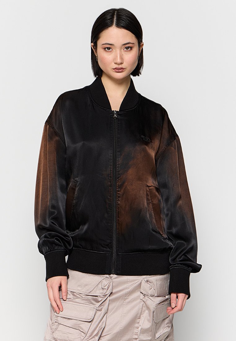 Diesel Bomberjacks donkerbruin Diesel Bomberjacks donkerbruin