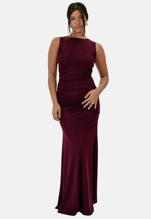 BY IC, ANNAIC MAXI DRESS - Трикотажна рокля - bordeaux