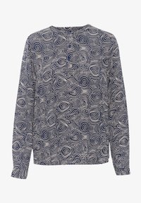 Atlasīts, midnight feather circle print