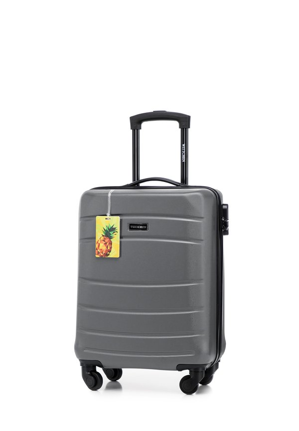 SMALL SUITCASE WITH LUGGAGE TAG FROM ABS - Trolley